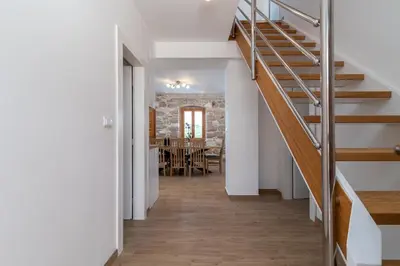 Tlocrt objekta Stone house Grgo with heated swimming pool and spa