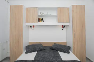Krevet ili kreveti u jedinici u objektu Apartman Carpe Diem Šibenik
