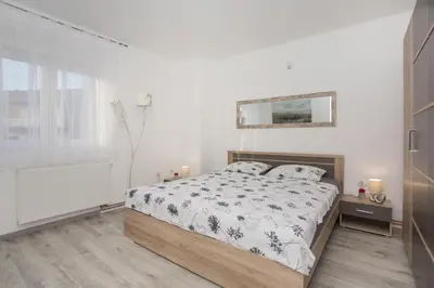 Krevet ili kreveti u jedinici u objektu Apartman Carpe Diem Šibenik