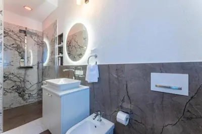 Kupaonica u objektu Villa Idylee