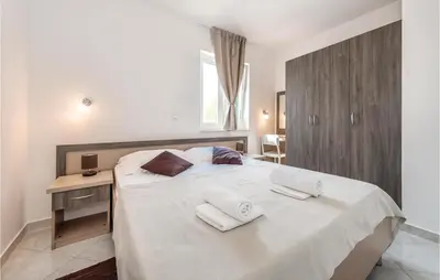 Krevet ili kreveti u jedinici u objektu Apartment Grebastica Lxxxviii
