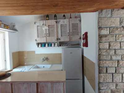 Kuhinja ili čajna kuhinja u objektu Holiday home by the sea