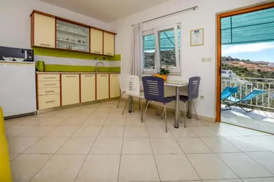 Kuhinja ili čajna kuhinja u objektu Apartment Seafront Apartments