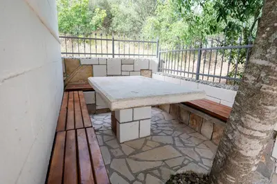 Balkon ili terasa u objektu Didova kuća, Holiday home with Private pool near Rogoznica,Sleeps 9