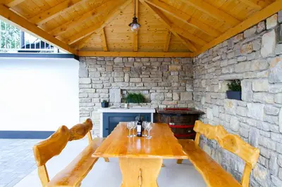 Tlocrt objekta Villa Effort Skradin - Šibenik