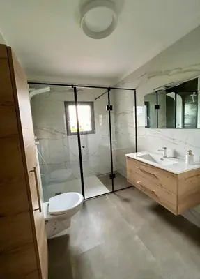 Kupaonica u objektu Golden Dream Apartment