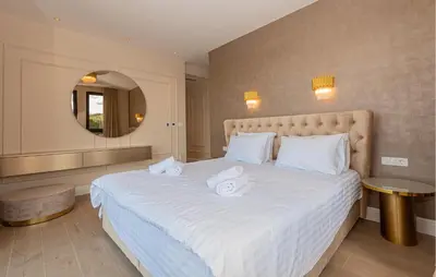 Krevet ili kreveti u jedinici u objektu Cozy Home In Sibenik With Sauna