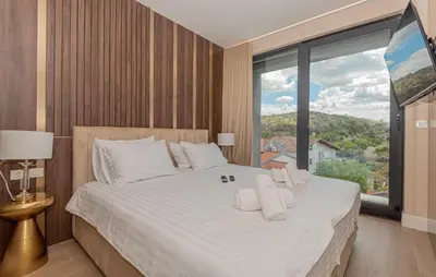 Krevet ili kreveti u jedinici u objektu Cozy Home In Sibenik With Sauna