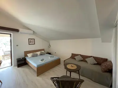 Krevet ili kreveti u jedinici u objektu Studio Cvita