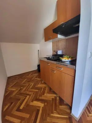 Kuhinja ili čajna kuhinja u objektu Apartments Vivera Seaview - A2