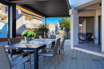 Balkon ili terasa u objektu Apartman Nina Šibenik, Brodarica