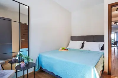 Krevet ili kreveti u jedinici u objektu Apartman Nina Šibenik, Brodarica