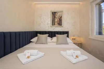 Krevet ili kreveti u jedinici u objektu Apartment Omnia