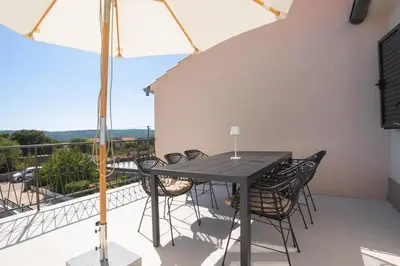 Balkon ili terasa u objektu Apartment Omnia
