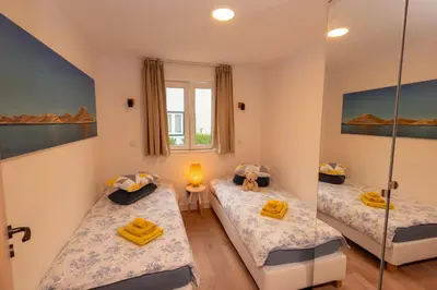 Krevet ili kreveti u jedinici u objektu Serenum apartments