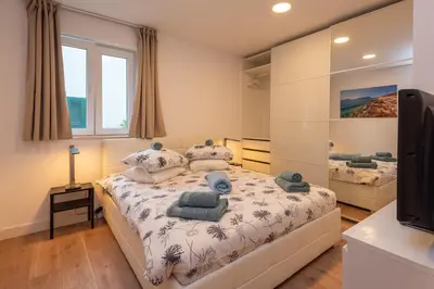 Krevet ili kreveti u jedinici u objektu Serenum apartments