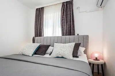 Krevet ili kreveti u jedinici u objektu Apartman Brodarica Sibenik