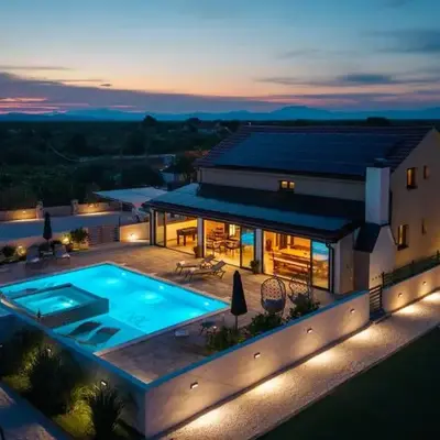 Luxury Villa Meden Dol with heated pool