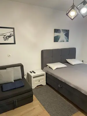 Krevet ili kreveti u jedinici u objektu SOBE DELUX Vodice
