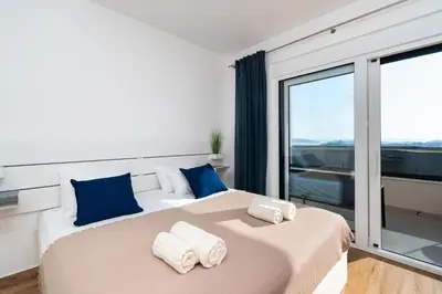Krevet ili kreveti u jedinici u objektu Villa Sky View Vodice