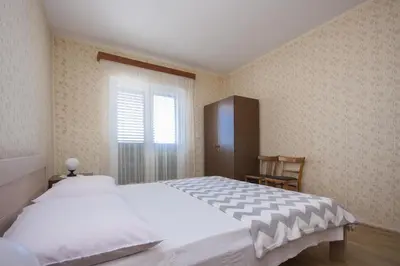 Krevet ili kreveti u jedinici u objektu Apartments Vukicevic Brodarica