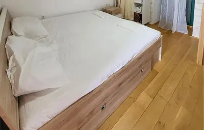 Krevet ili kreveti u jedinici u objektu Beach Front Home In Tisno With Wifi