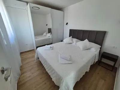 Krevet ili kreveti u jedinici u objektu Adriatic Wave Residence