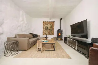 TV i/ili zabavni centar u objektu Seaside holiday house Zaton, Krka - 23406