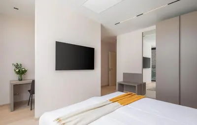 TV i/ili zabavni centar u objektu 2 Bedroom Gorgeous Apartment In Betina