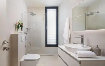 Kupaonica u objektu 1 Bedroom Amazing Apartment In Betina