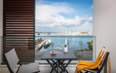Balkon ili terasa u objektu 1 Bedroom Amazing Apartment In Betina
