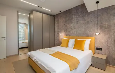 Krevet ili kreveti u jedinici u objektu Beautiful Apartment In Betina With Wifi
