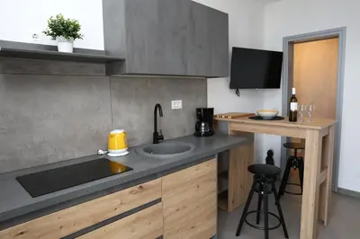 Kuhinja ili čajna kuhinja u objektu Lity Studio Gray