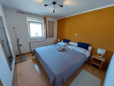 Krevet ili kreveti u jedinici u objektu Skradin villa et studio