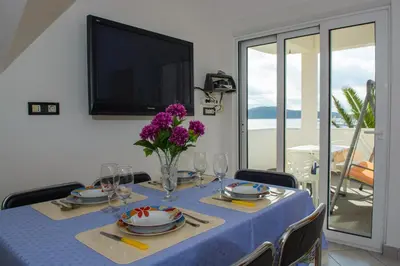 TV i/ili zabavni centar u objektu Apartments Jerkunica