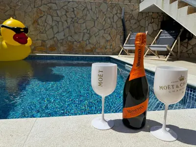 Bazen u objektu Ferienwhg Bilice 1 - Pool beheizt - Fitness - Relax ili u blizini