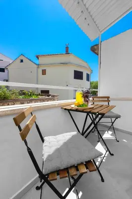 Balkon ili terasa u objektu Studio apartman Casa Lambaša