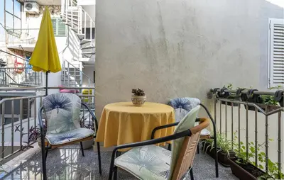 Balkon ili terasa u objektu Cozy Apartment In Vodice