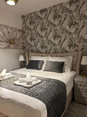 Krevet ili kreveti u jedinici u objektu Apartman Nika Brodarica A3