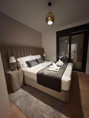 Krevet ili kreveti u jedinici u objektu Apartman Nika Brodarica A3
