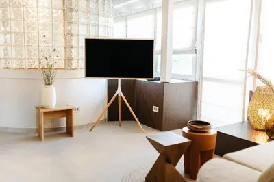 TV i/ili zabavni centar u objektu Luxurious Villa Ksenia with Pool Murter