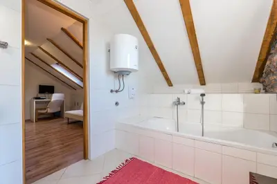 Kupaonica u objektu Rural House Gluic