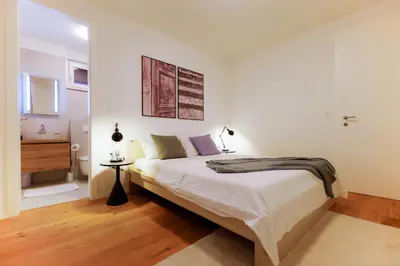 Krevet ili kreveti u jedinici u objektu New apartment in Murter with 3 bedrooms ID895