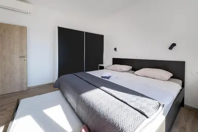 Krevet ili kreveti u jedinici u objektu Apartments Andrea