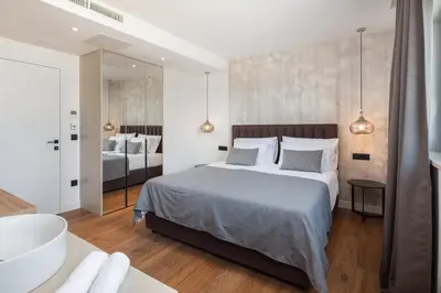Krevet ili kreveti u jedinici u objektu Villa Rossa
