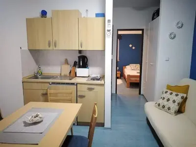 Kuhinja ili čajna kuhinja u objektu Apartments Marija - One Bedroom Apartment with Balcony Plavi A3