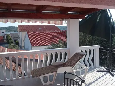 Balkon ili terasa u objektu Apartments Marija - One Bedroom Apartment with Balcony and Sea View uti A2