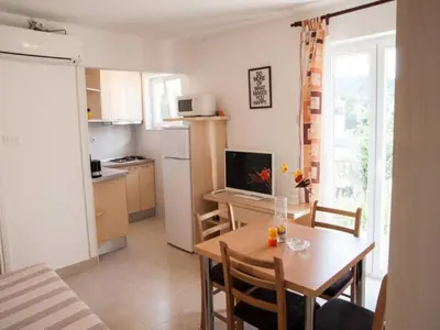 Kuhinja ili čajna kuhinja u objektu Apartments Paula - One Bedroom Apartment with Terrace 1