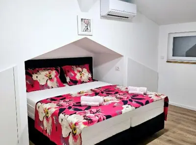 Krevet ili kreveti u jedinici u objektu Villa Nika