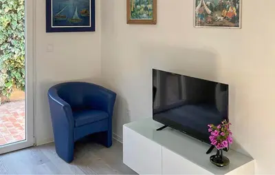 TV i/ili zabavni centar u objektu Lovely Home In Razanj